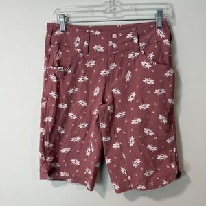 Wild Rye Womens Mountain Bike Shorts 4 Pink Bee Print Cycling Trail